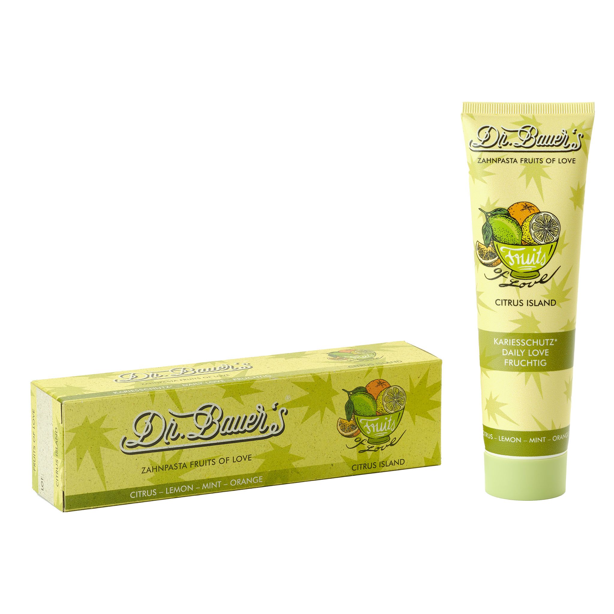 Dr. Bauer's Zahnpasta Fruits of Love Citrus Island