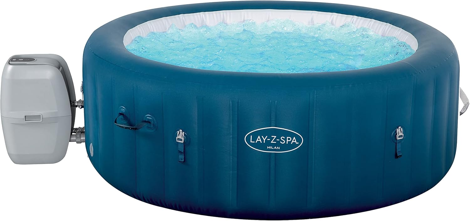 Bestway® Lay-Z-SPA® WLAN-Whirlpool Milan AirJet Plus Ø 196 x 71 cm, rund