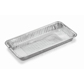 Weber aluminium lekbakjes extra groot
