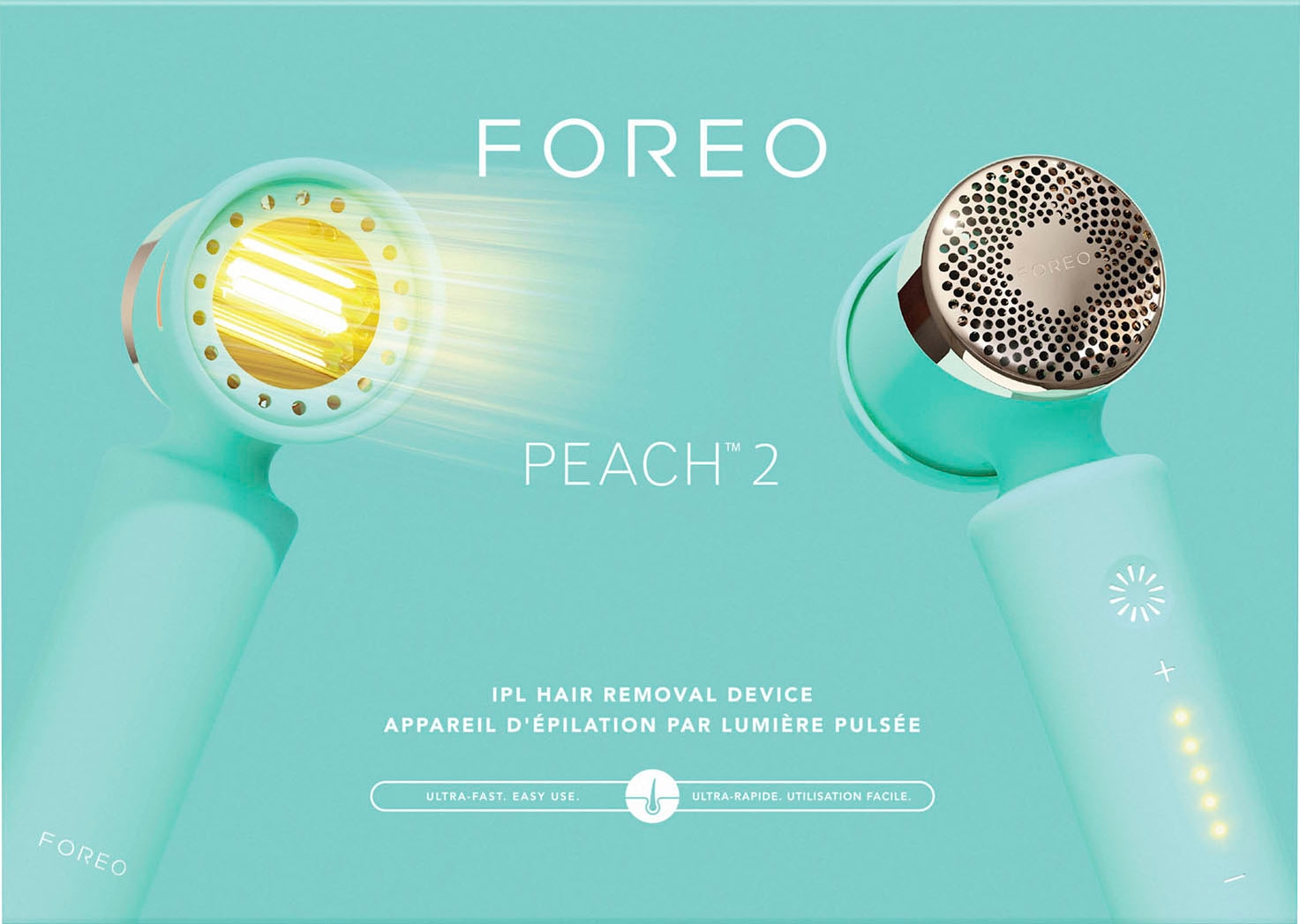 FOREO IPL-Haarentferner »PEACH™ 2« 120 / min Lichtimpulse