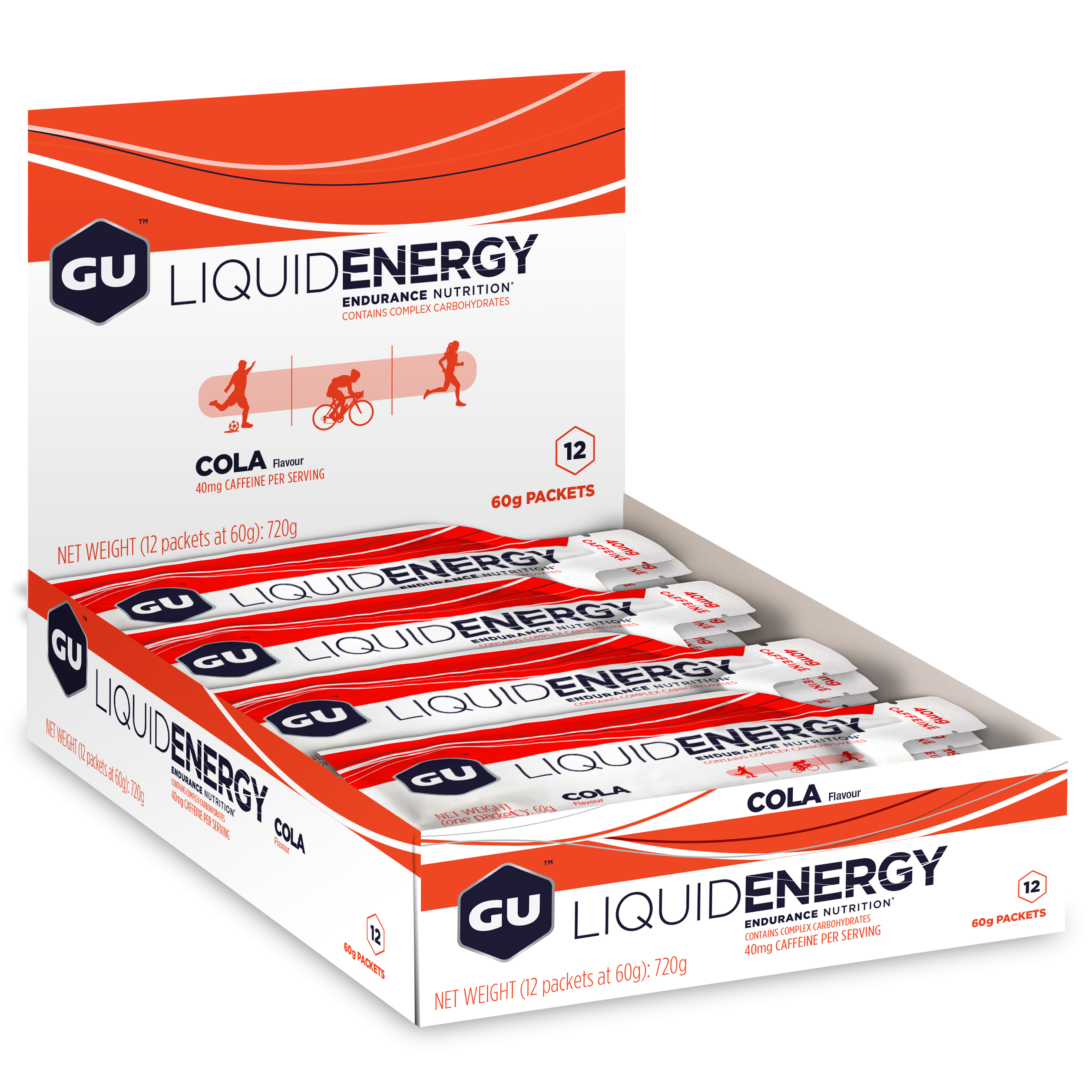 Liquid Energy Gel - 12x60g - Cola