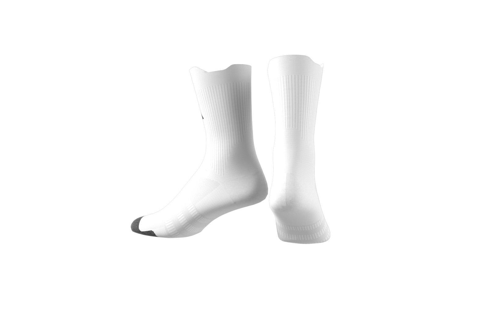 Socken Football Performance Light Crew Weiss, 46 - 48Fussballsocken