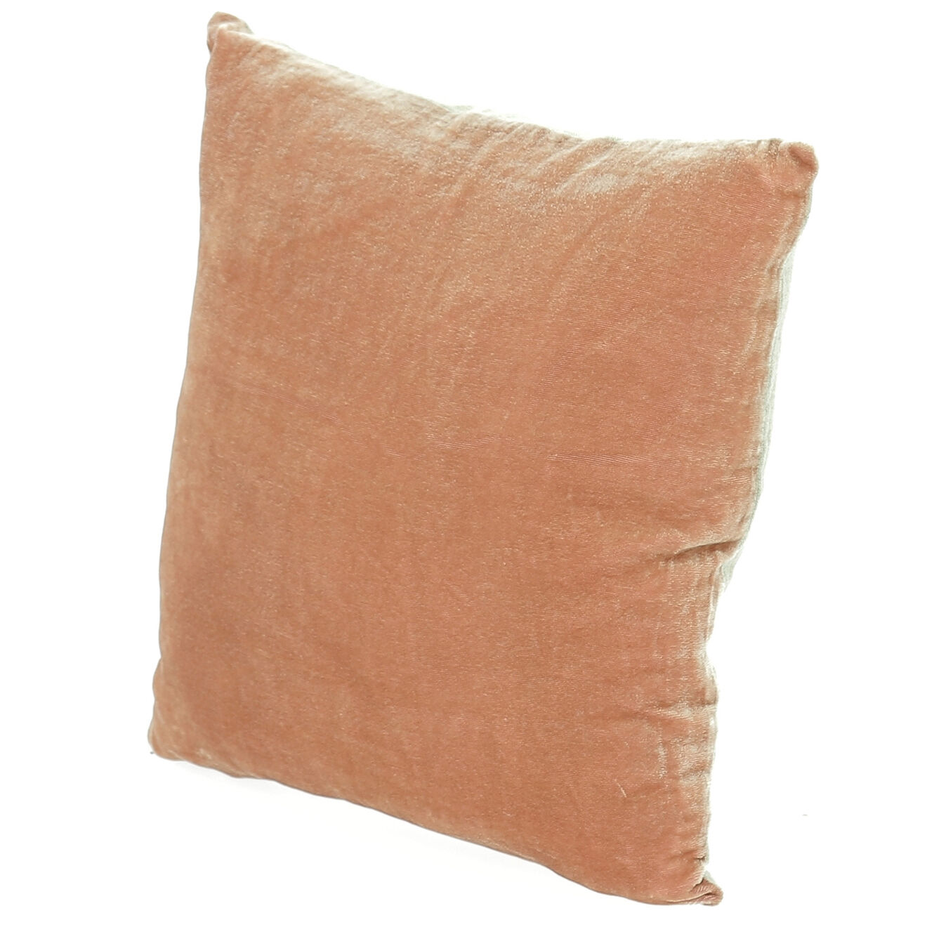 En Fil d'Indienne Housse de coussin Fortuna pêche - 30x30 cm