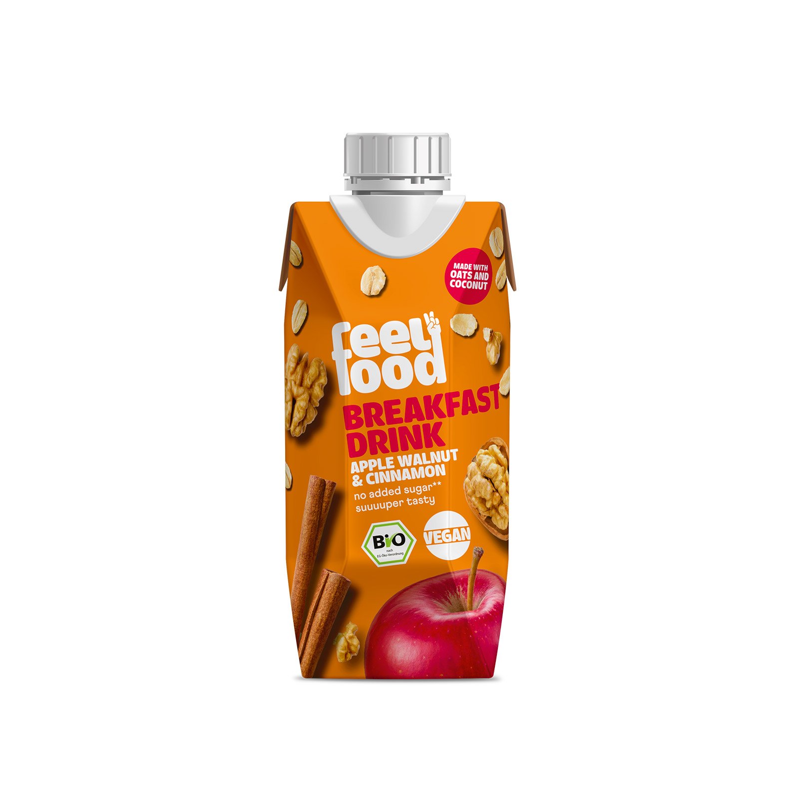 Feelfood Breakfast Drink Apple, Walnut & Cinnamon