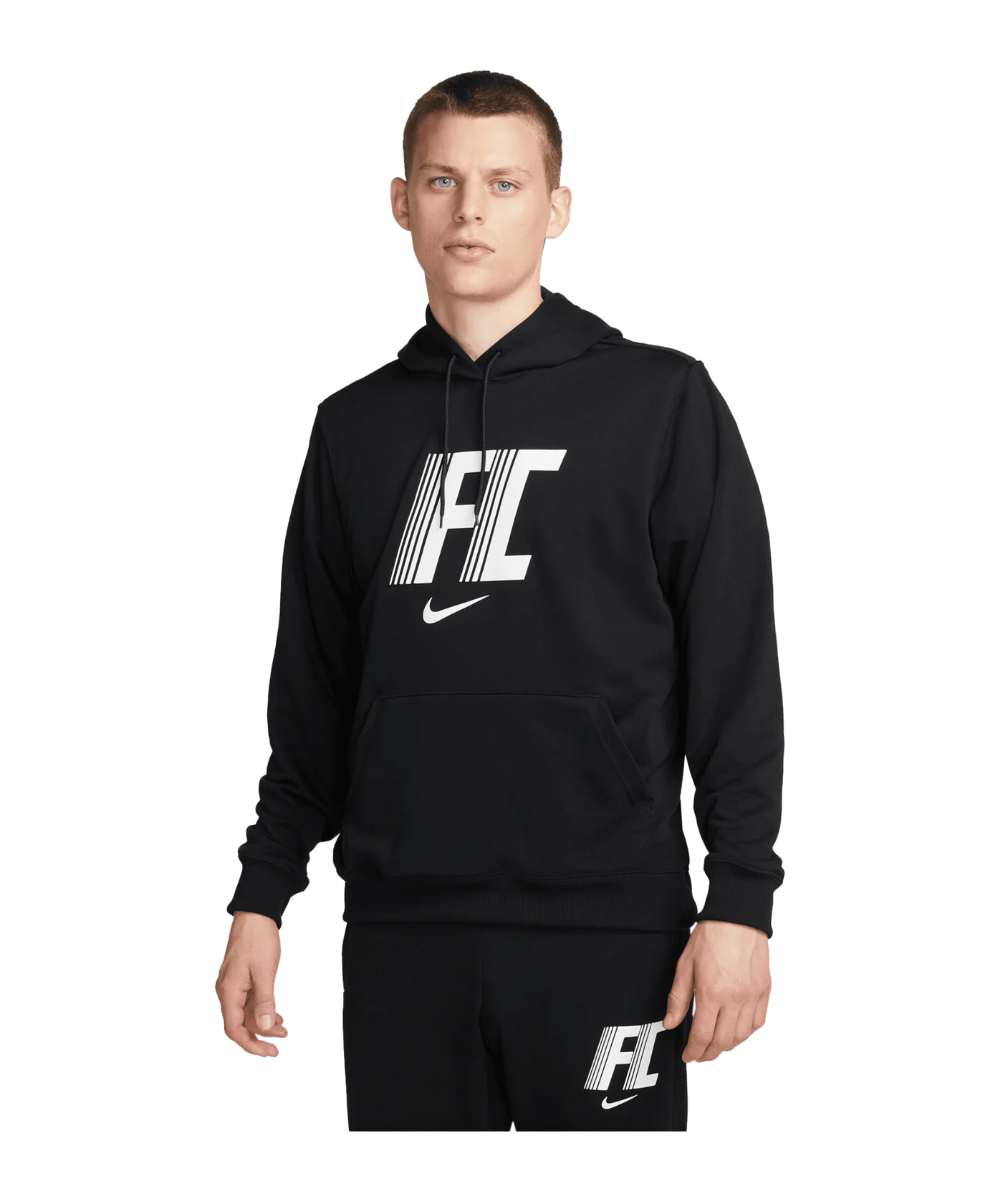 Nike F.C. Fleece Hoody Schwarz F010