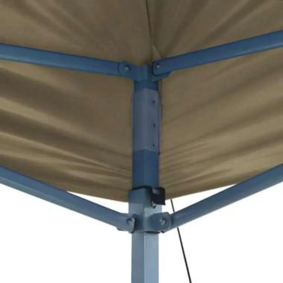 vidaXL - Feesttent - Wit - Stof