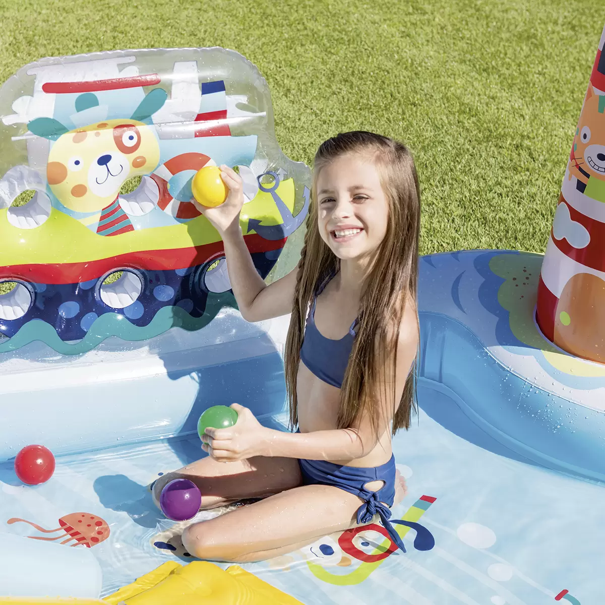 Pool Play Center Fishing Fun Bunt