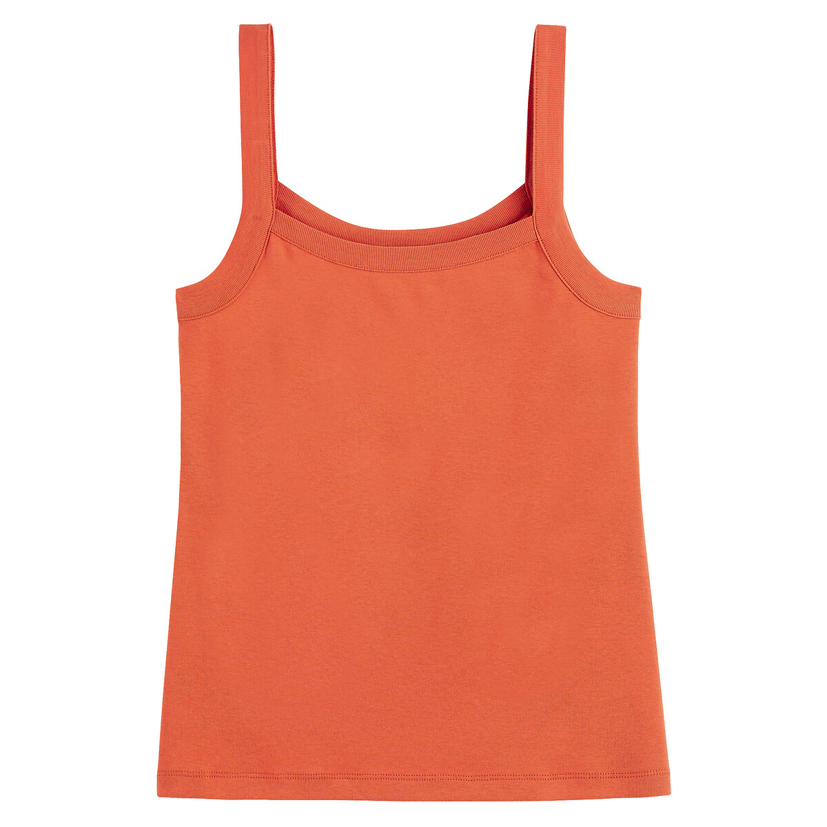 ANNE WEYBURN<br>Regata com decote quadrado, puro algodão penteado