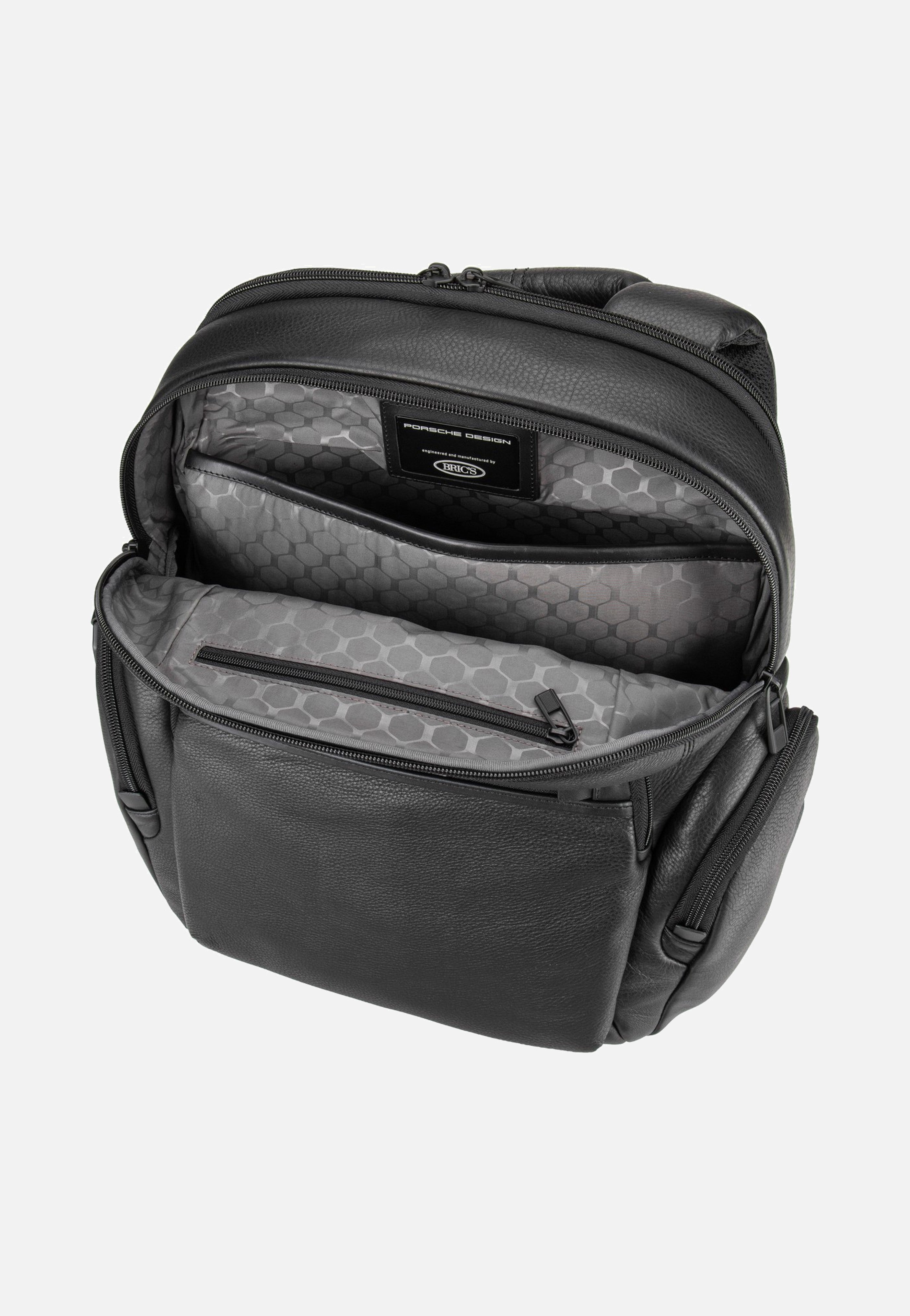 Roadster Leather Evo Backpack Black - Rucksack
