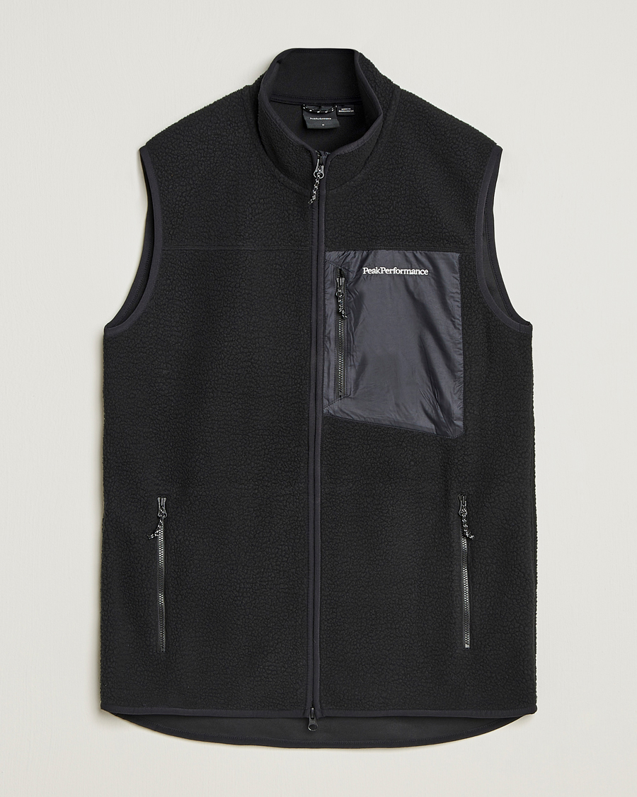 Peak Performance Pile Vest Black