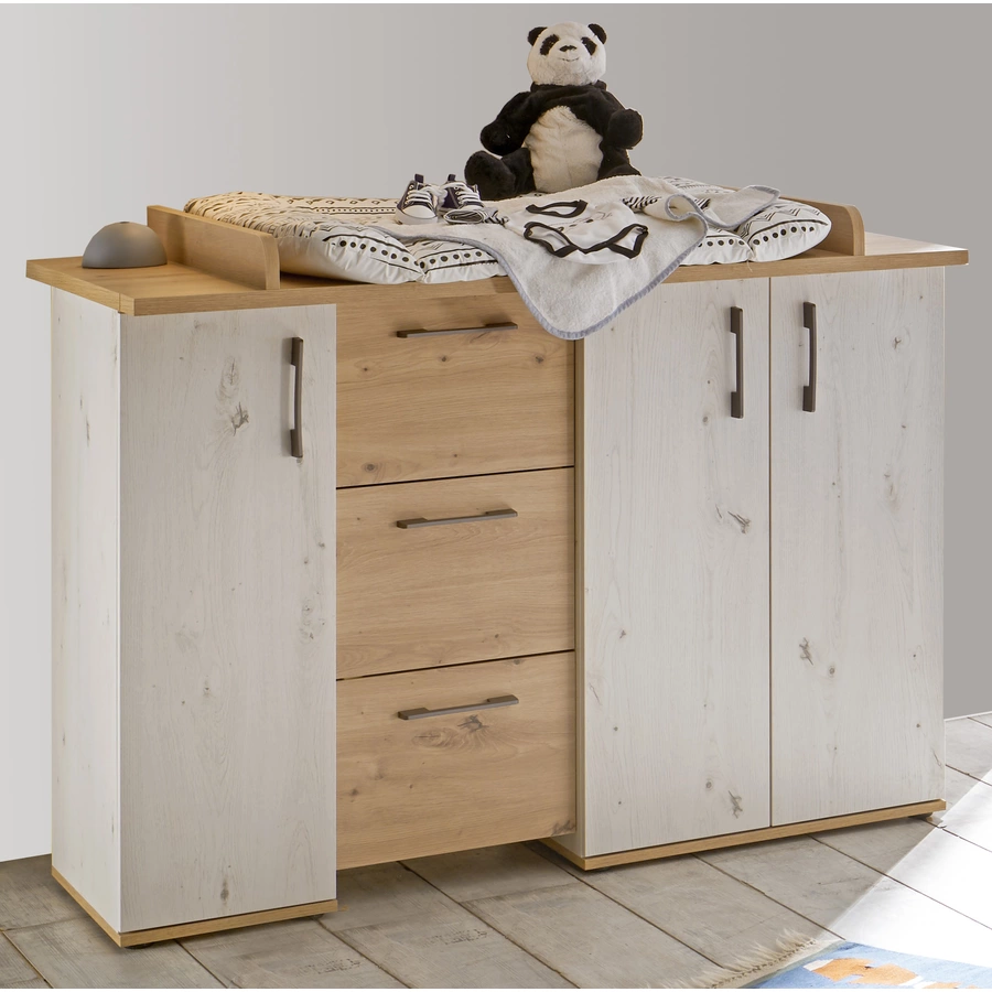 Mäusbacher Kinderzimmer Micha 4-türig Inkl. Hängeregalen weiß