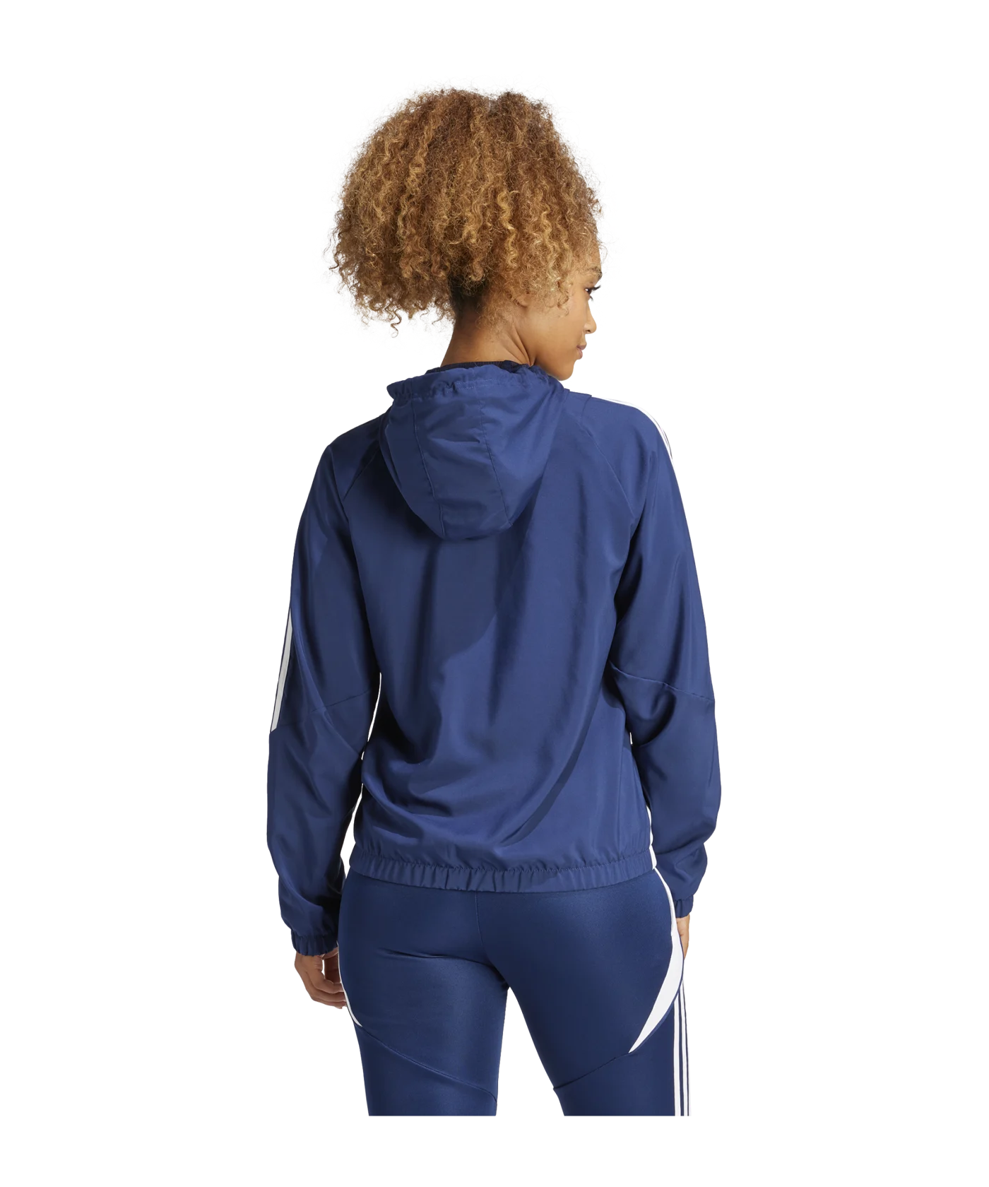 adidas Tiro 24 Windbreaker Damen Blau Weiss
