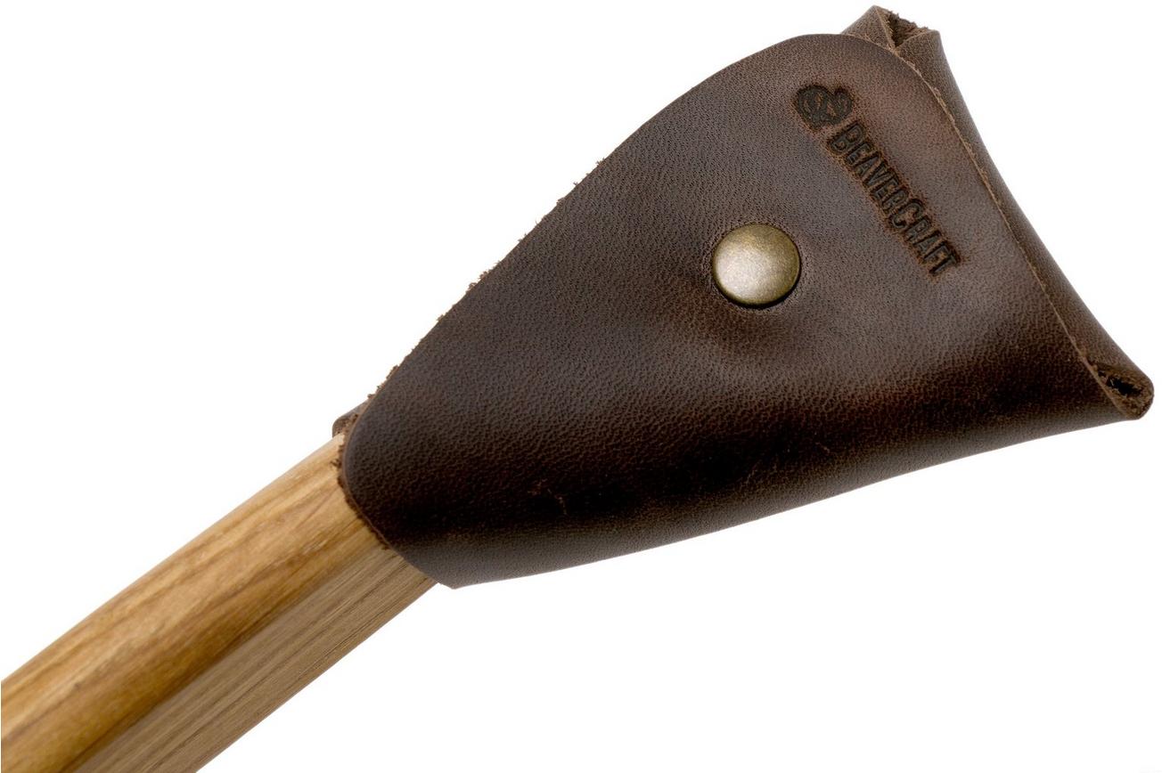BeaverCraft Oak Spoon Carving Knife 30 mm SK2SOAK, rechtshandig lepelmes met schede
