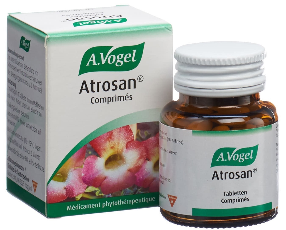 VOGEL Atrosan Filmtabl Teufelskrallen-Tabletten Glas 60 Stk