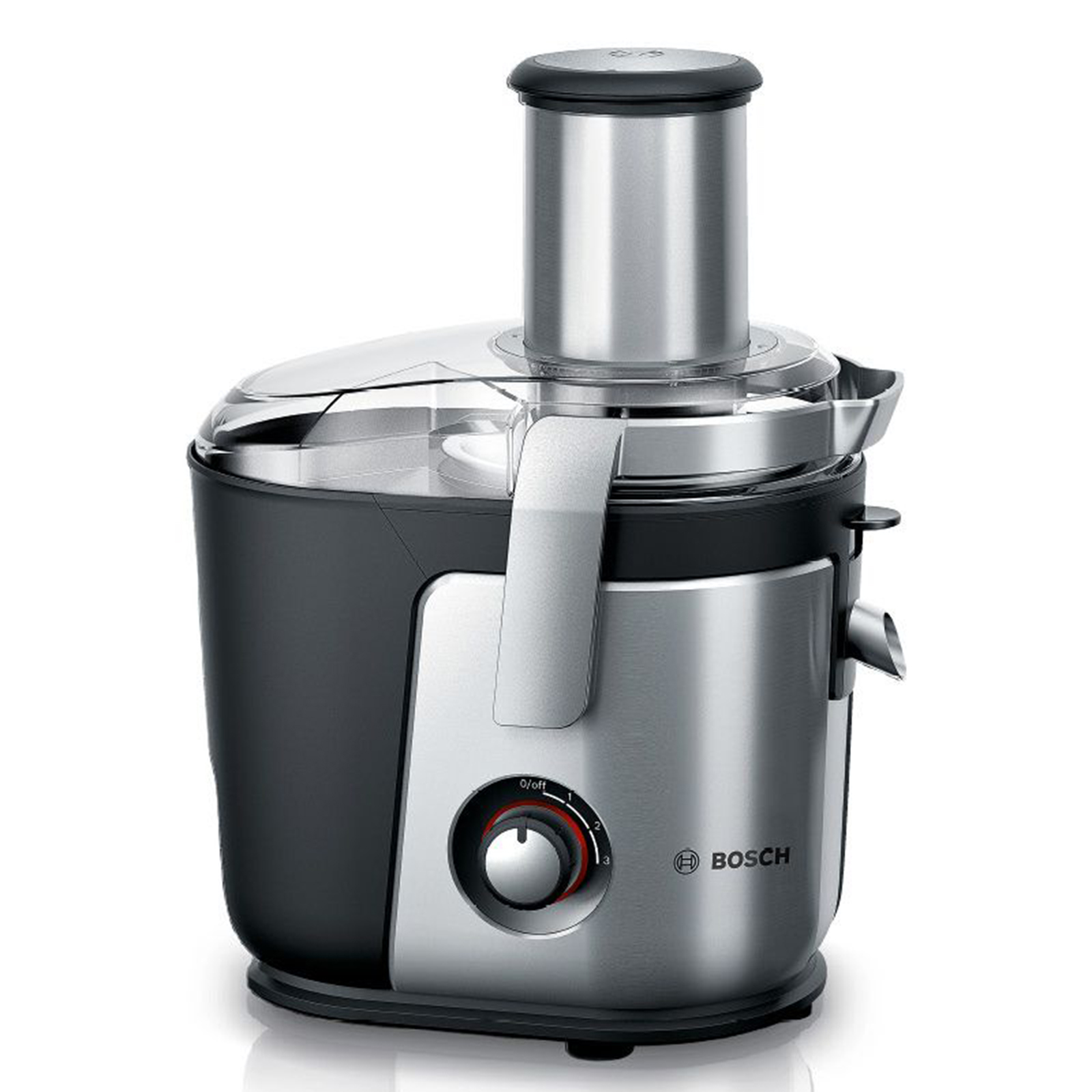 BOSCH Entsafter MES4010 - silber - mit Saftbehälter