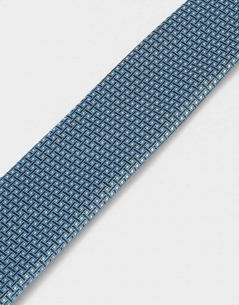 Cravate slim motif