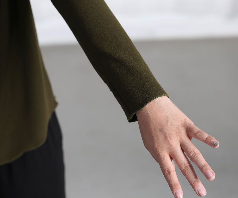 Winkplay - Mock Neck Danstop met lange mouwen / Dansbroek / Skinny broek