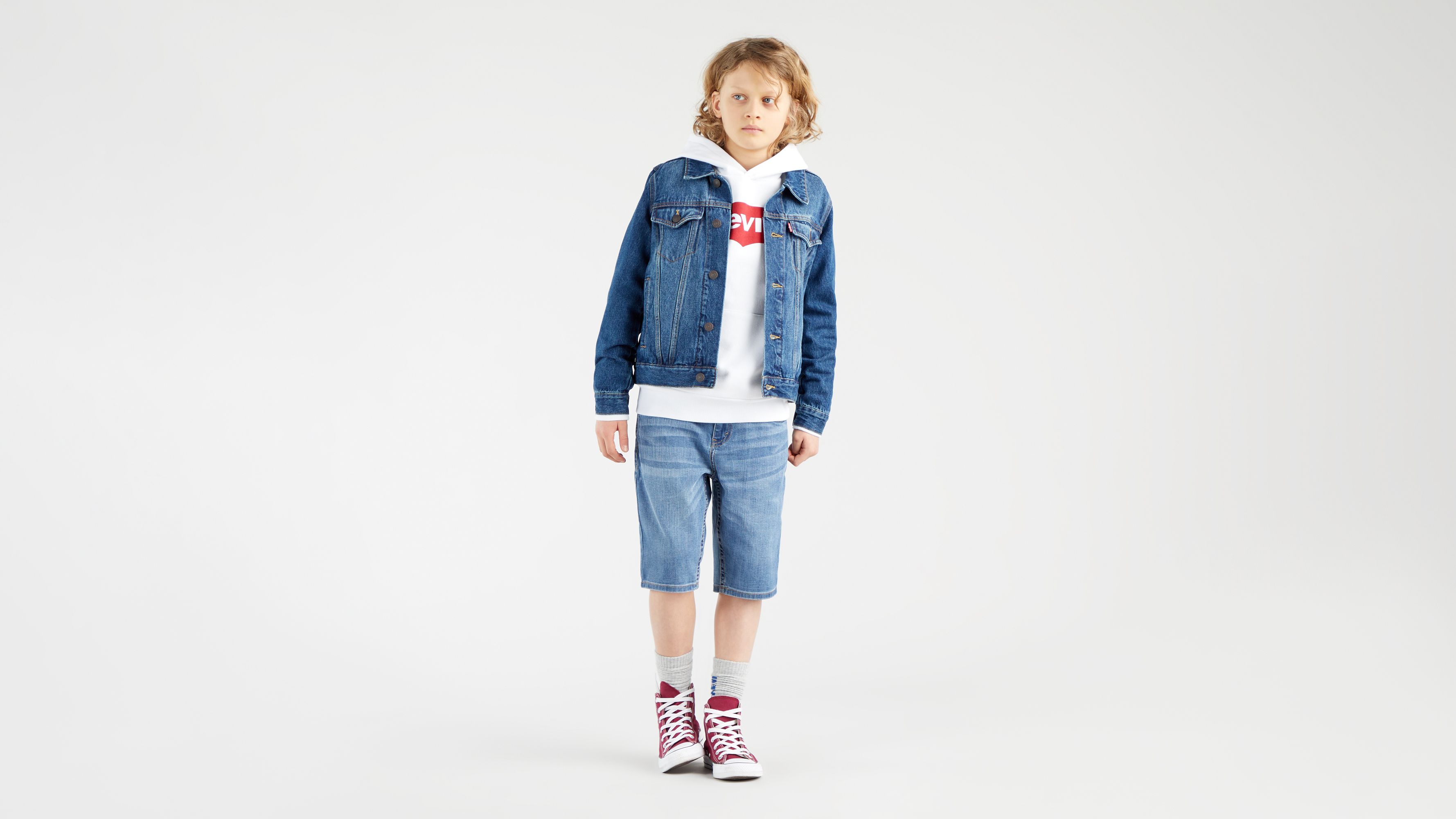 Veste Veste Trucker pour adolescent - Bristol - Bleu