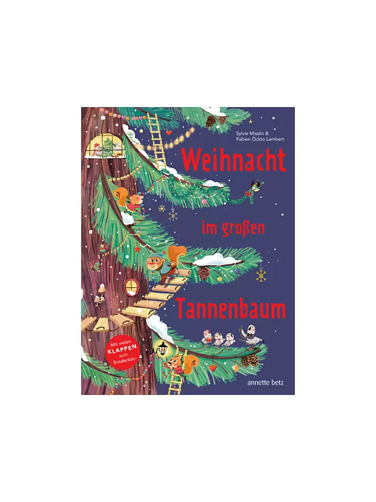 ANNETTE BETZ VERLAG Buch - Weihnacht im großen Tannenbaum - Ein Pappbilderbuch mit vielen Klappen zum Entdecken und gemeinsamen Betrachten keine Farbe