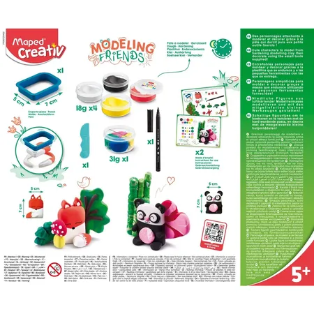 Maped Creativ Modellier-Set MODELING FRIENDS - Cute