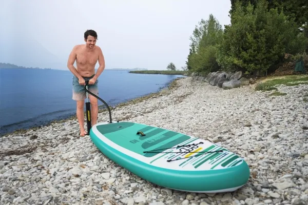 Bestway 65346, Stående padelboard (SUP), Flerfarvet, 130 kg, Fuld farveboks, 3050 mm, 12,2 kg