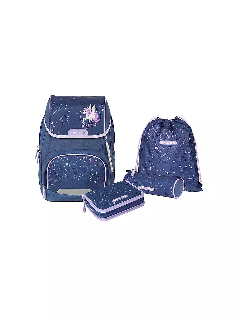 SCHNEIDERS Schultaschen Set Ergojet 6tlg Galactica  lila