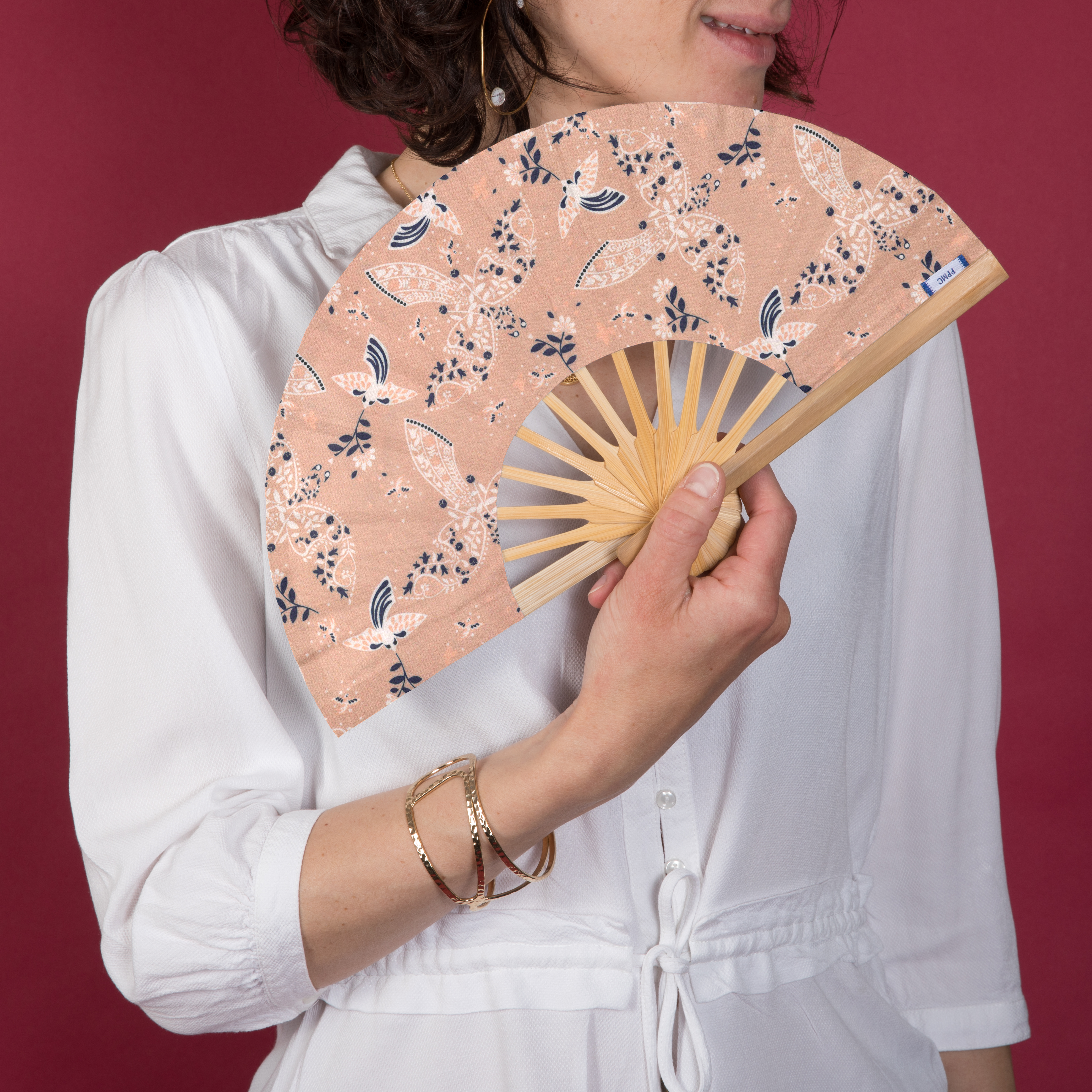 Eventail Oiseau Bandana