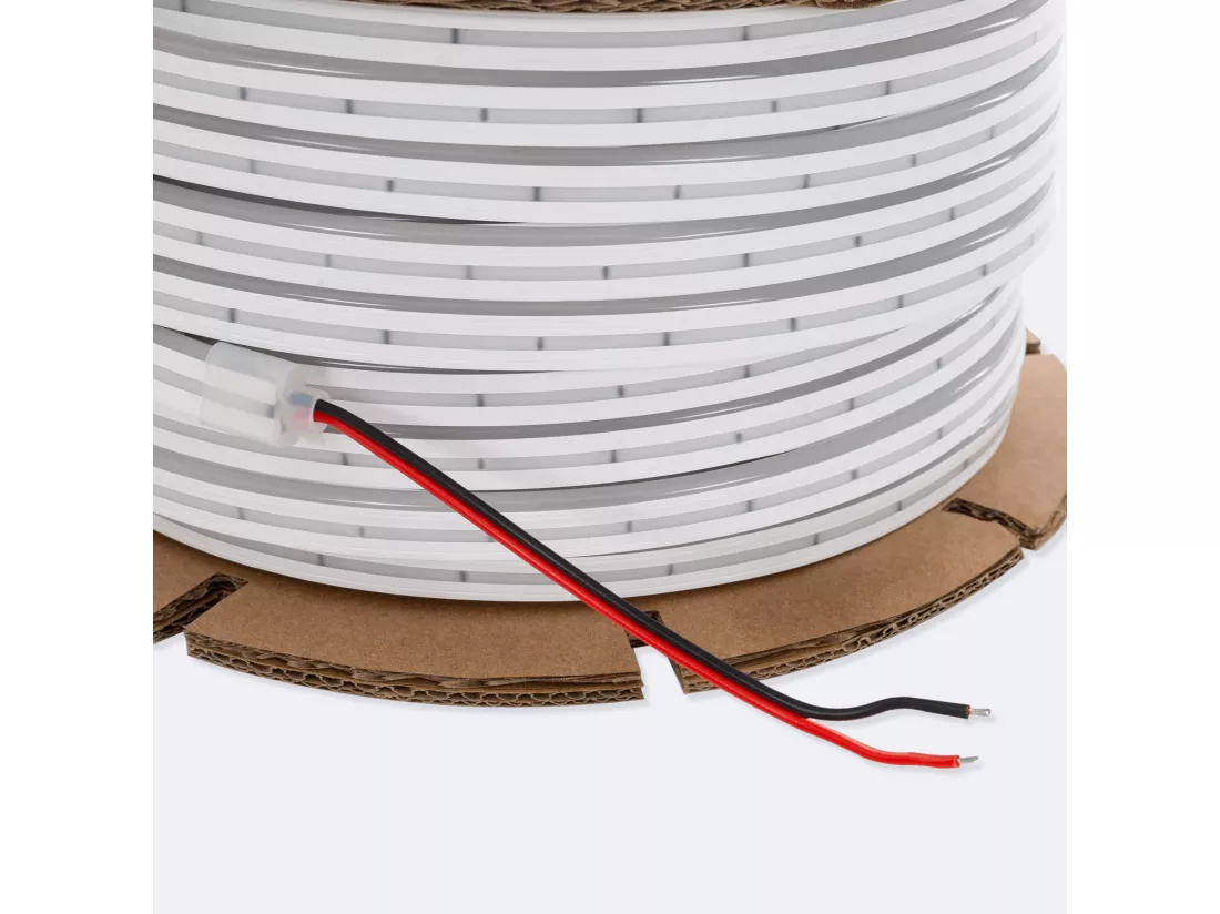 Bobine Gaine Néon LED 24V DC NFLEX6 FreeCut 50 Mètres IP65 Vert