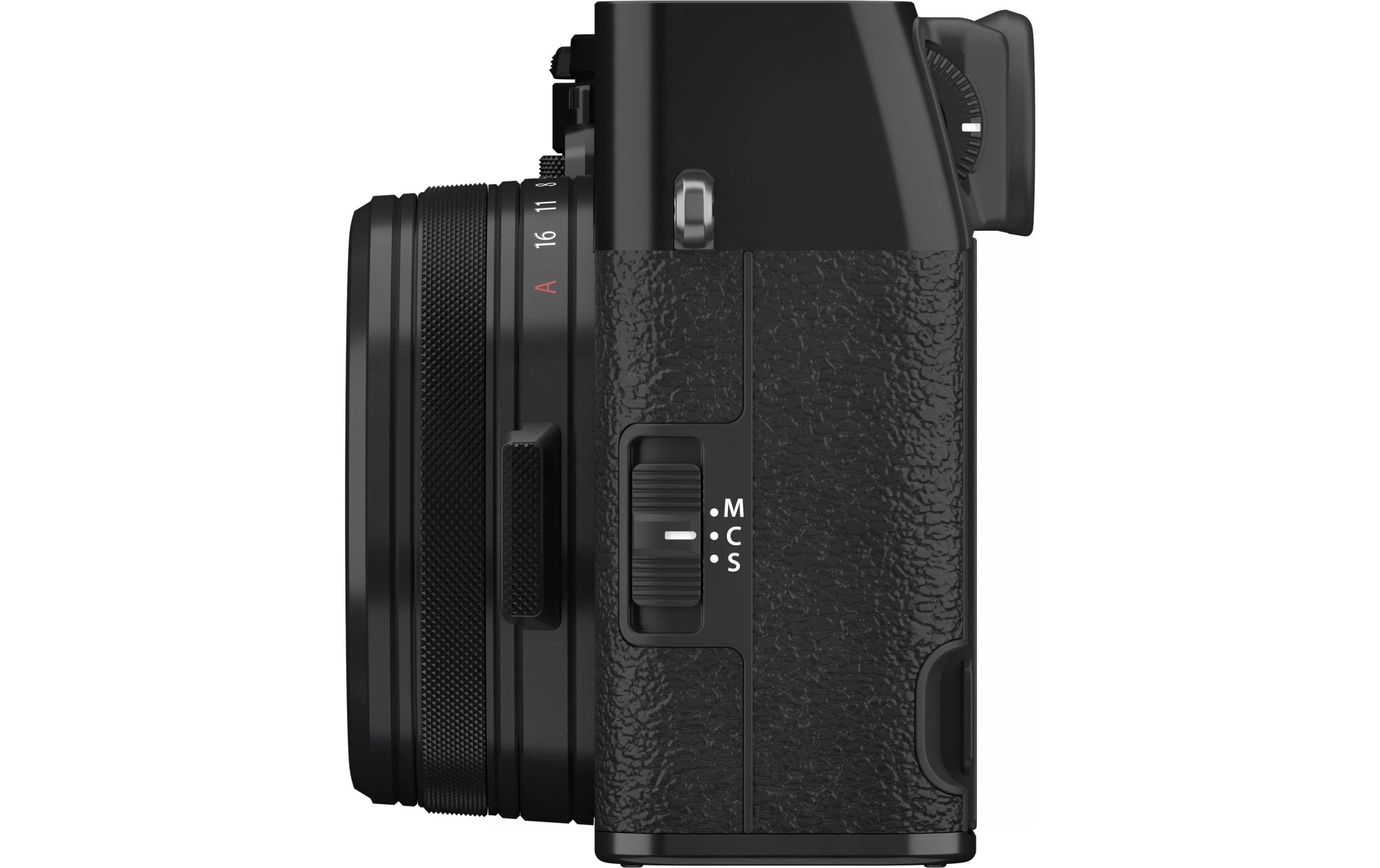 Fotokamera X100VI Schwarz<br>Kompakte Digitalkamera mit anspruchsvollem Design und intuitiver Bedienbarkeit