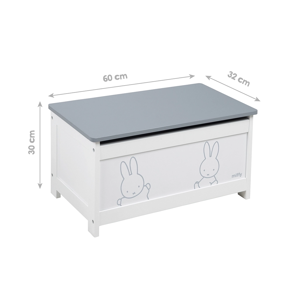 roba Spielzeugtruhe Miffy weiss