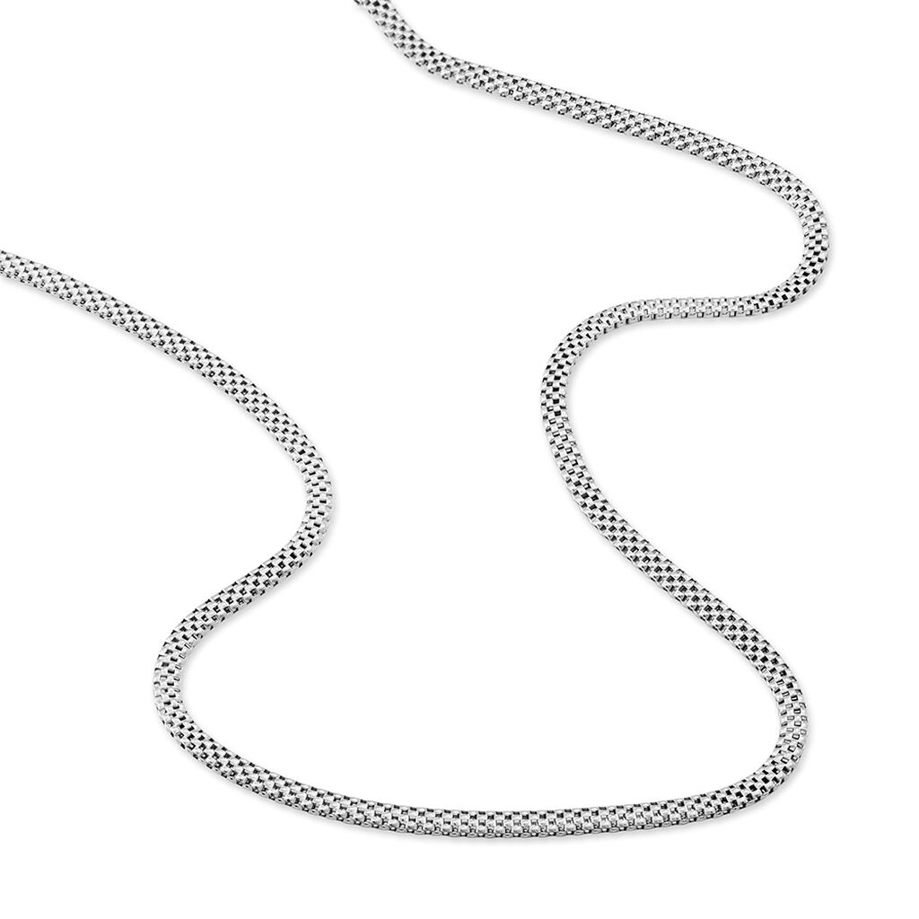 Collier Christine Argent Blanc