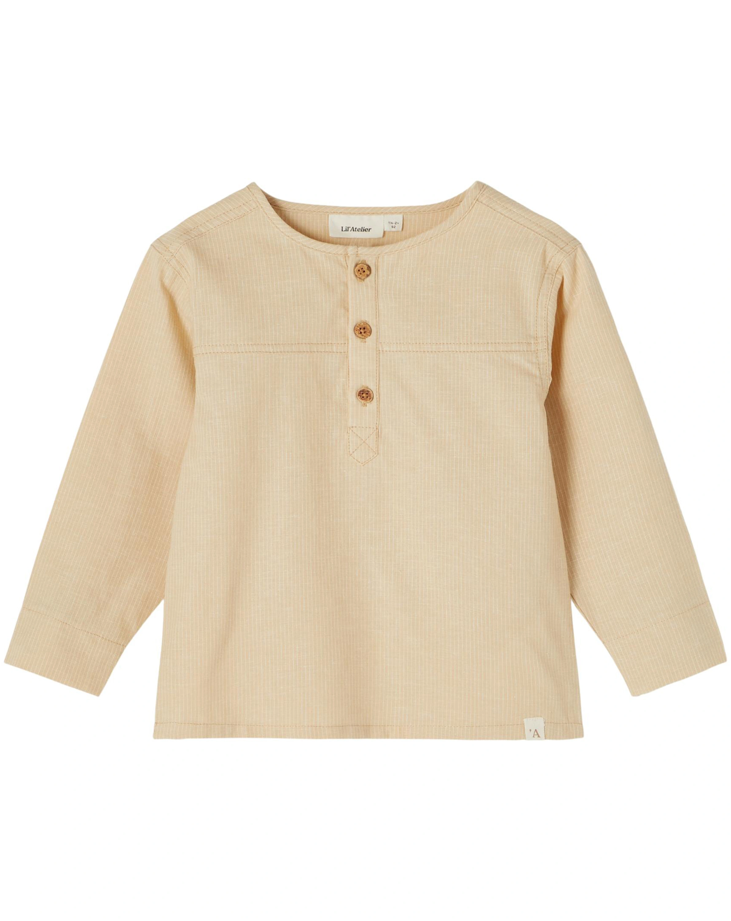 Boxy-Shirt NMMDIDRIK gestreift in turtledove