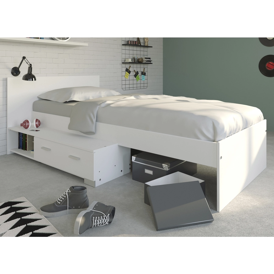 Parisot Stauraumbett Galaxy 16  Weiß Weiß
