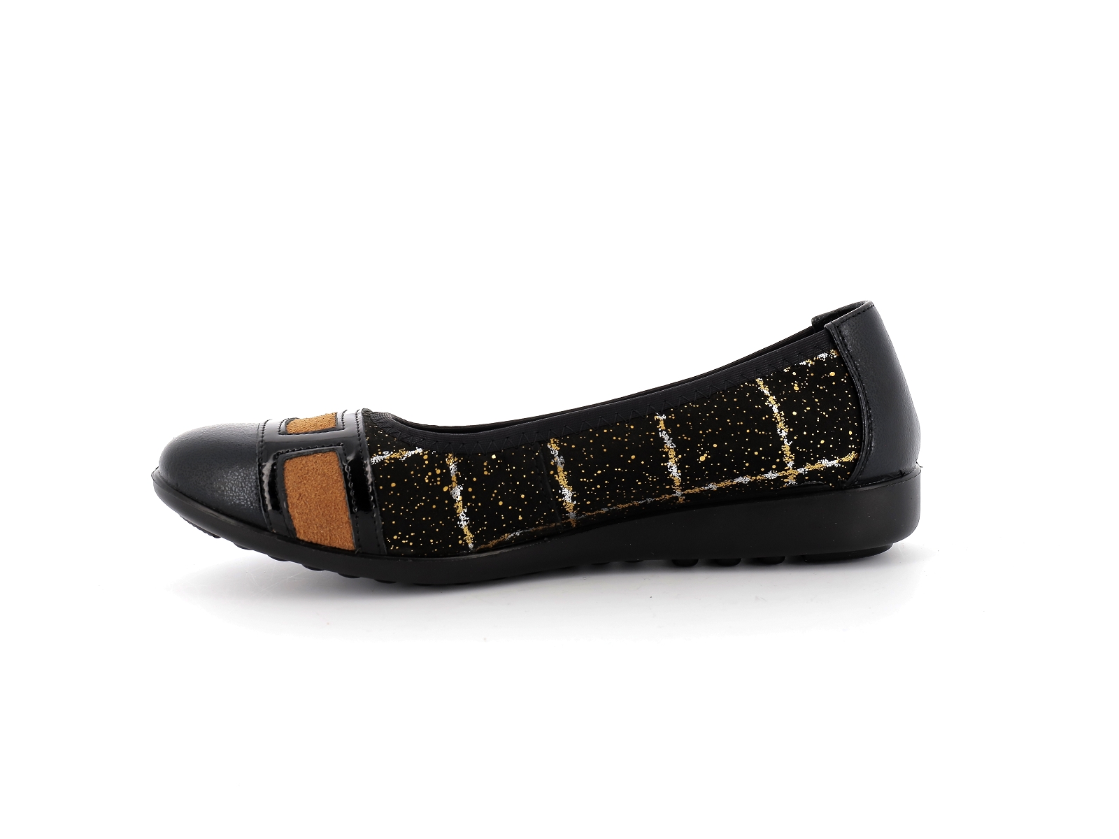 Inea-LUXA Cuir Noir Jaune