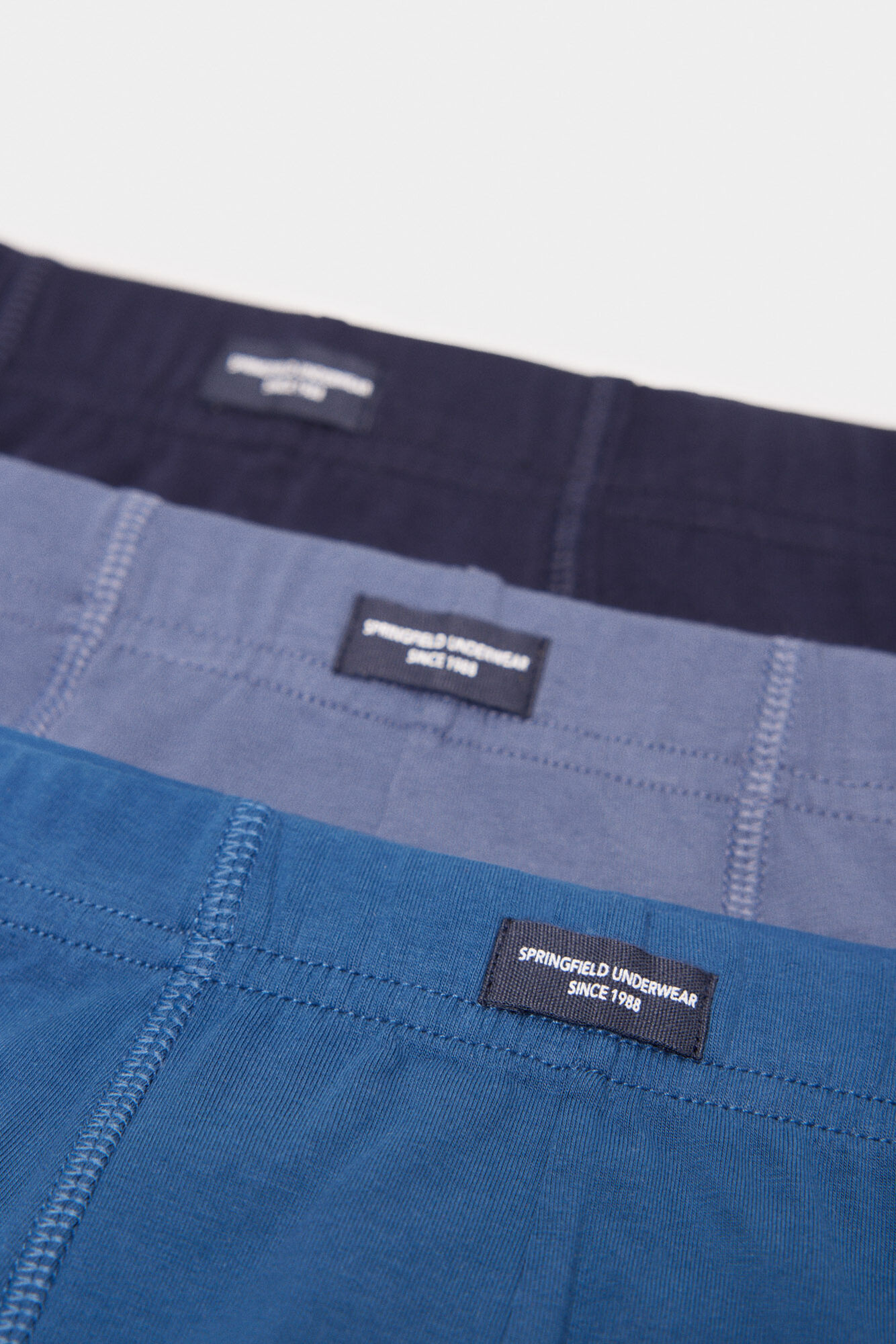 Pacote com 2 cuecas boxer de algodão com cintura confortável