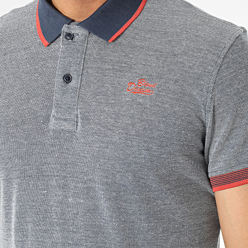 Polo Manches Courtes 20715192 Bleu Marine Chiné