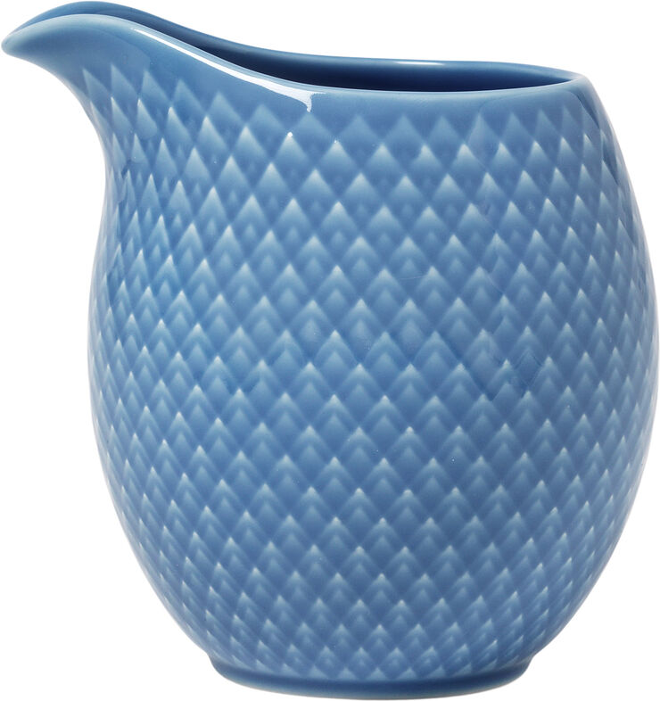 Lyngby Porcelæn Rhombe Color Mælkekande 39 cl blå porcelæn Blå