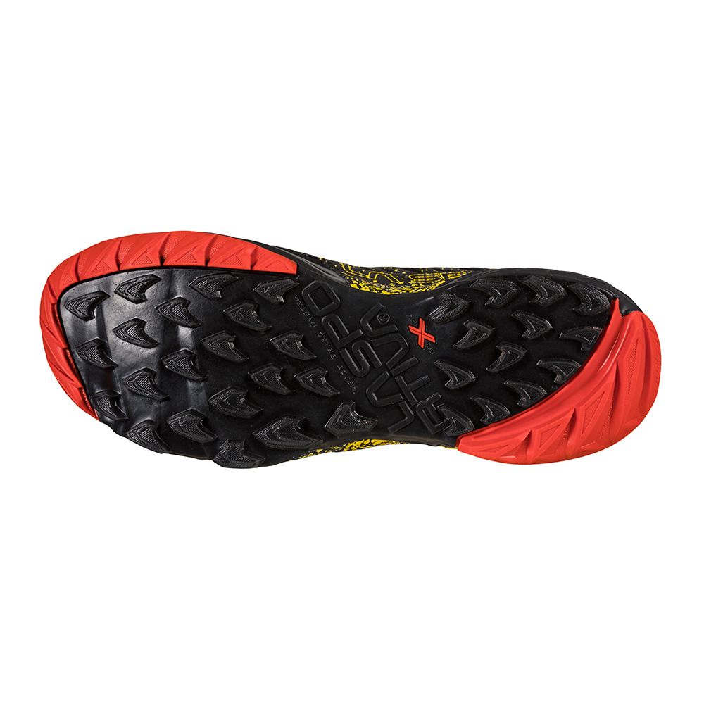 La Sportiva AKASHA II - Chaussures de trail Homme black/yellow