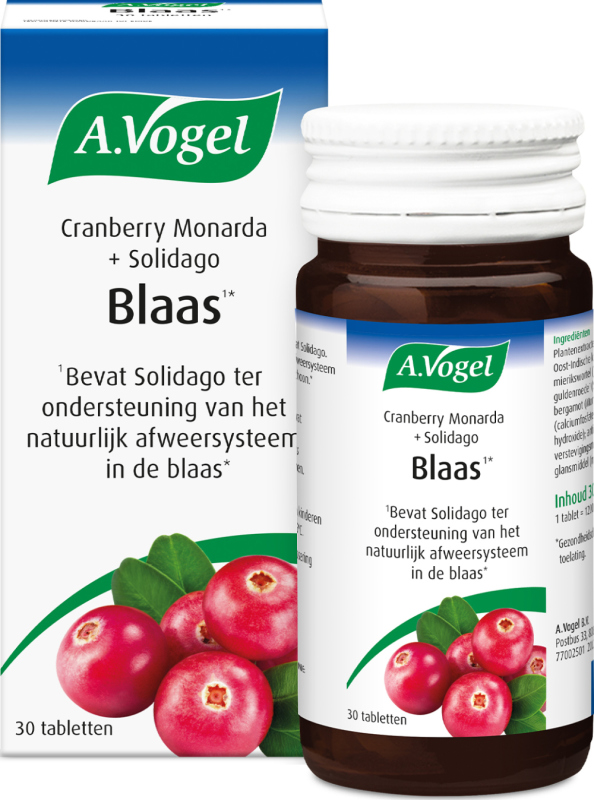 A.Vogel Cranberry Monarda + Solidago tabletten 30 Stuks
