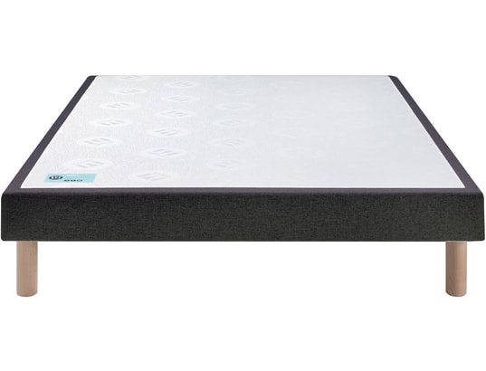 MERINOS - Sommier 160 x 200 Petit Dormeur velours nuit 1620