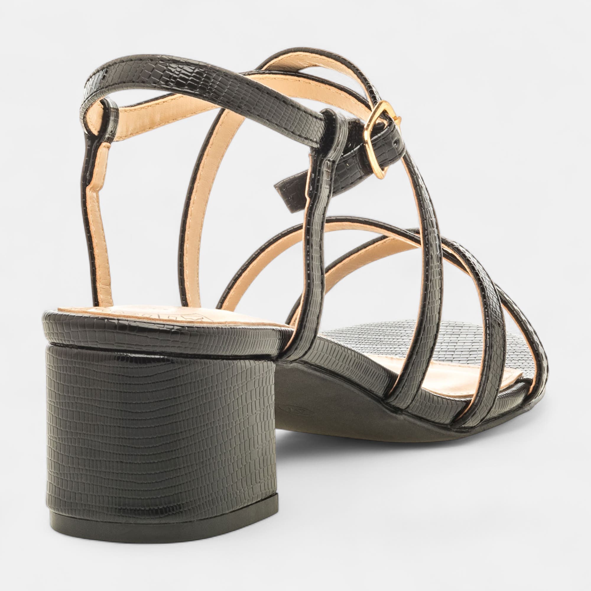 Nu-pieds à talon Femme noir