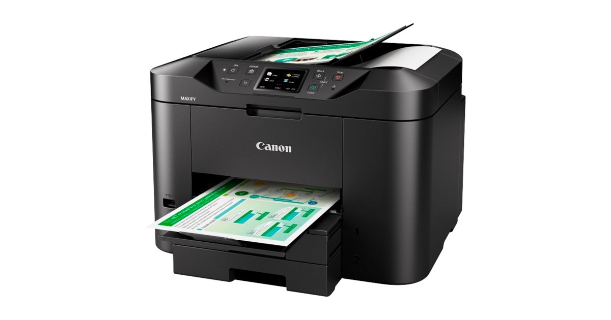 CanonMaxify MB2750 all-in-one inkjetprinter met faxfunctie  (Zwart, Scannen, Kopiëren, Faxen, LAN)