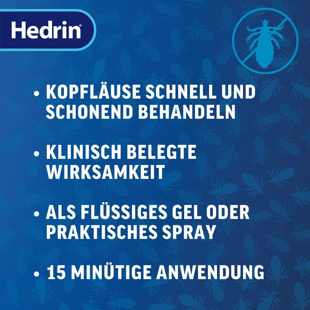 Hedrin® Once Liquid Spray - Schnelle Hilfe bei akutem Läusebefall