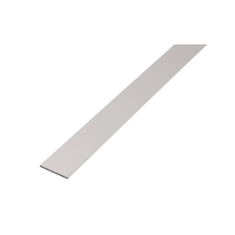 FLATTJERN GAH ALBERTS ALUMINIUM SØLV 20X2MM 1M