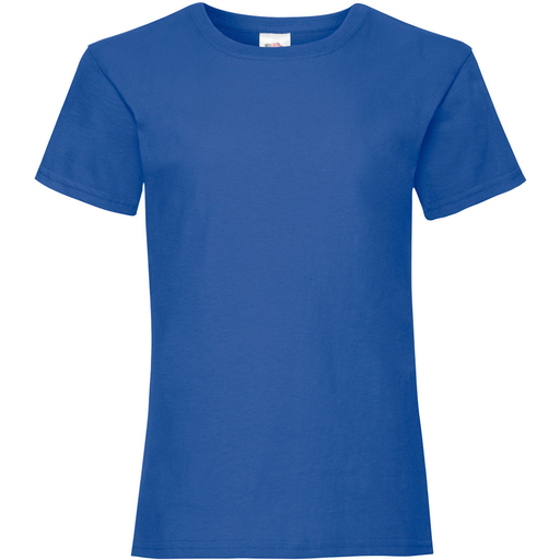 Camiseta básica de manga curta Fruit of the Loom, 100% algodão.