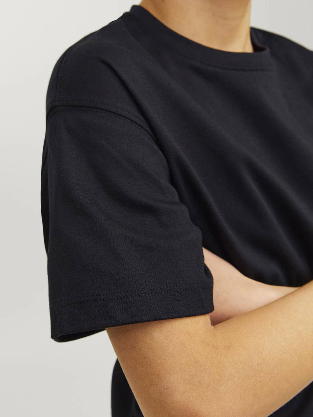 JACK & JONES T-shirt JJEURBAN EDGE zwart