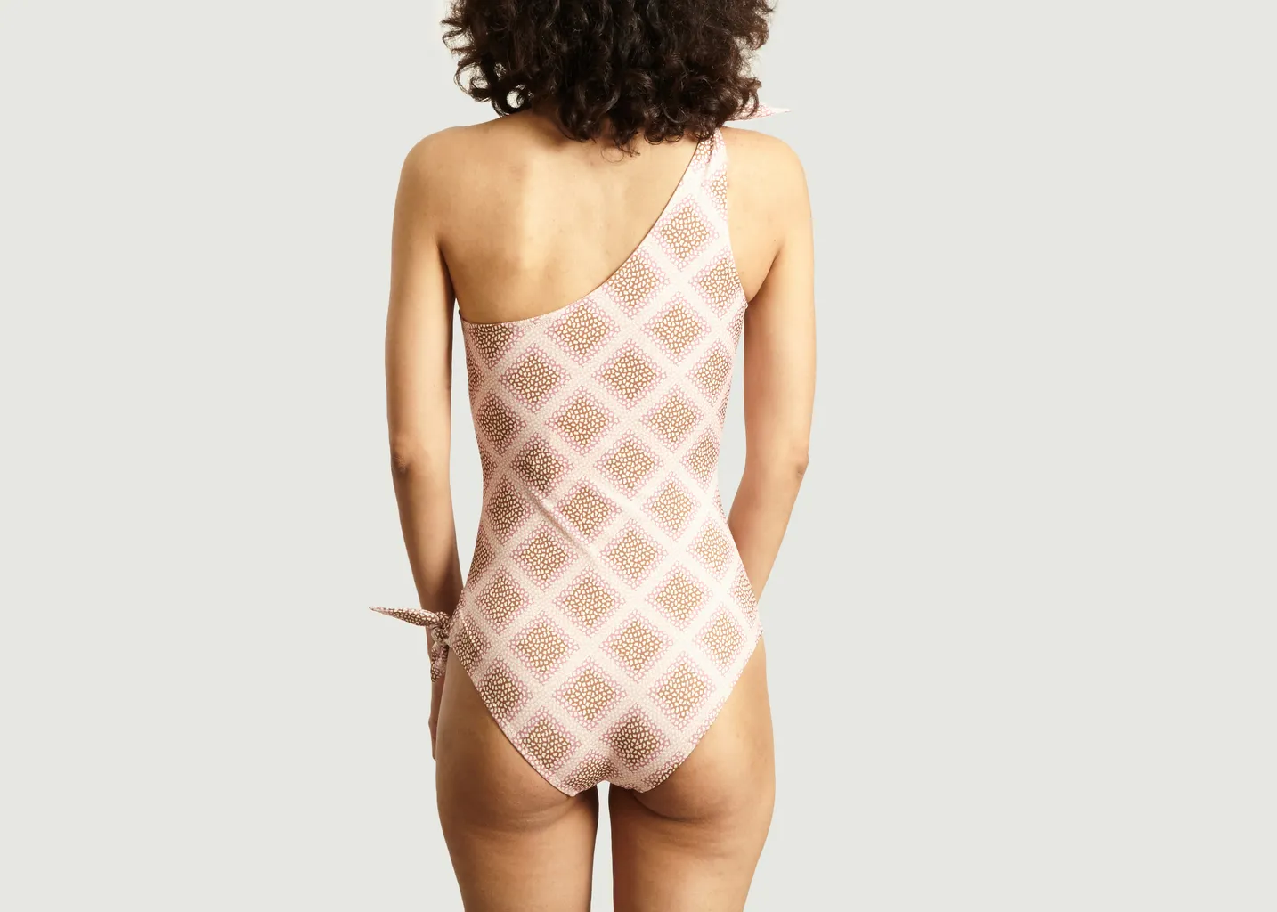 Maillot une pièce imprimé asymétrique Carlis Samsoe Samsoe