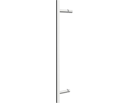 Douchedeur met zijpaneel SCHULTE Alexa Style 2.0 ExpressPlus 80 x 80 cm, aluminium profiel, helder glas met vuilafstotende coating, linksdraaiend, rechtsdraaiend