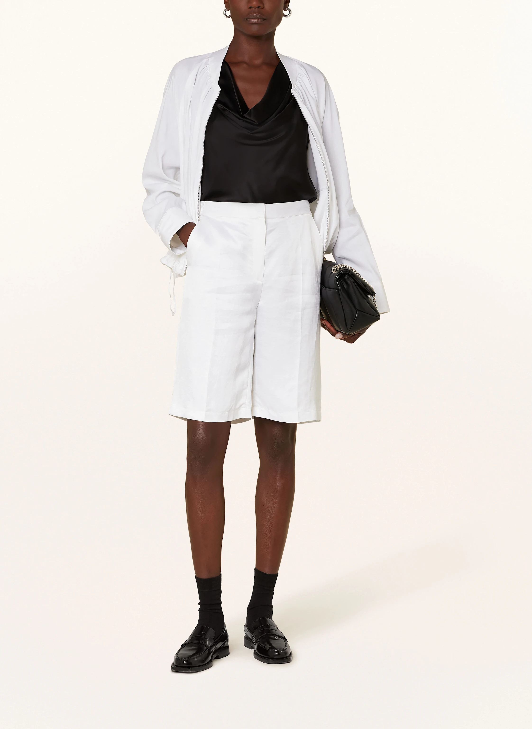 BOSS Shorts TELINI mit Leinen