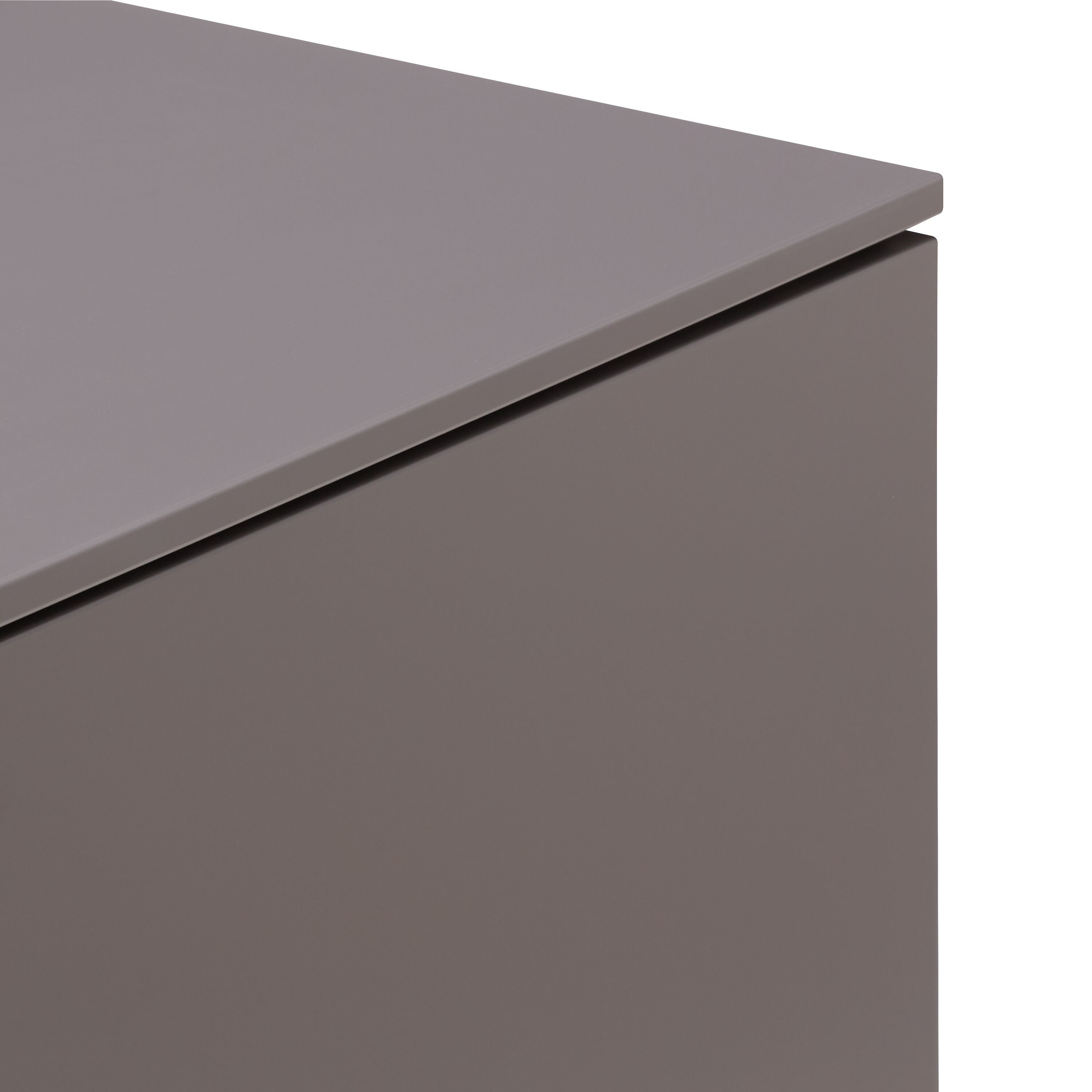 TILL Sideboard - Dunkelgrau / B: 140.0 cm x T: 41.0 cm x H: 83.8 cm